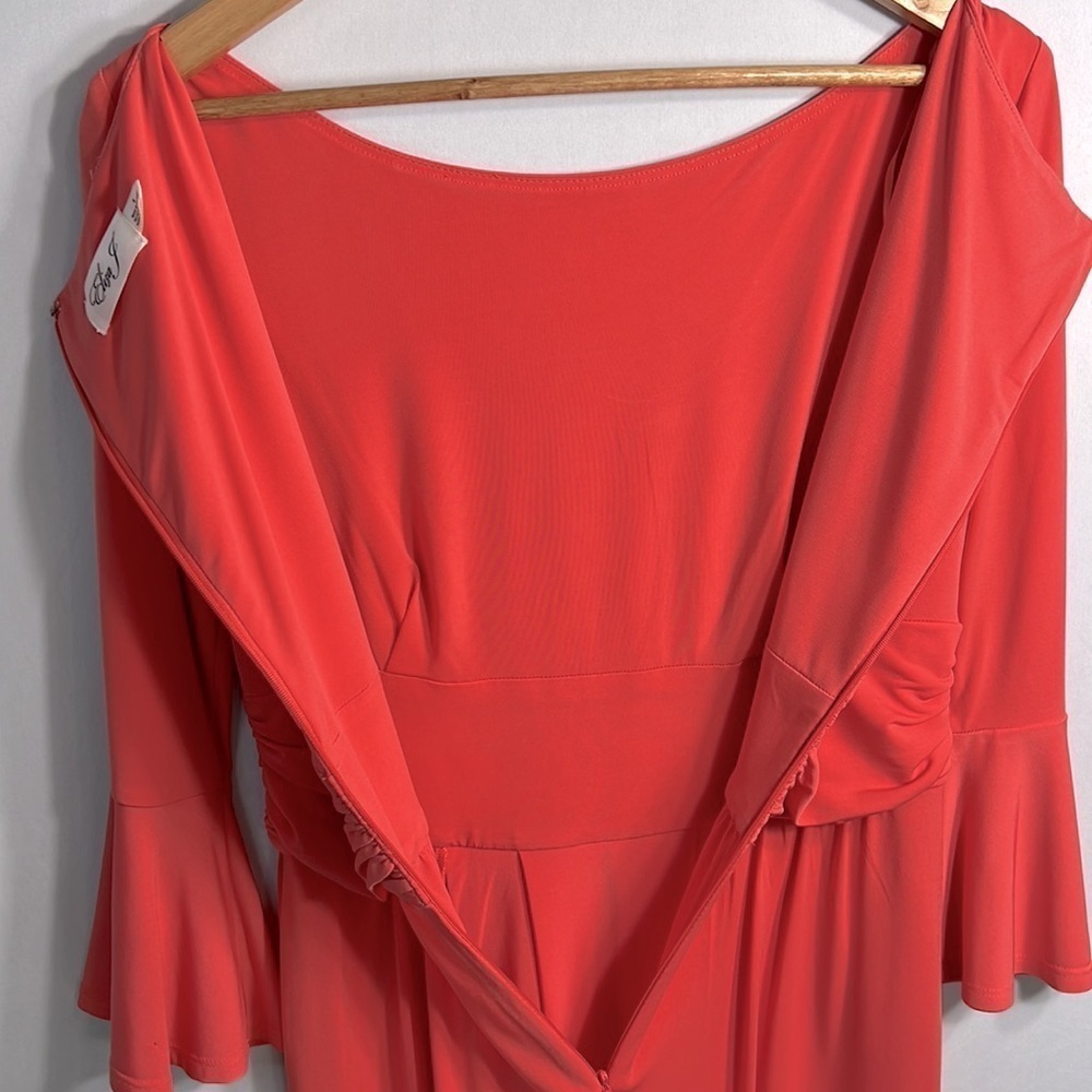 Eliza J Cocktail Dress with 3/4 Bell Sleeve size 6 - Picture 8 of 8